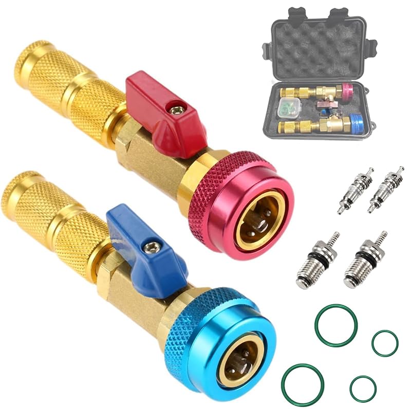 Kit de Ferramenta para Remover e Instalar Núcleo de Válvula R134A e R12 com Estojo ABS Impermeável Cryusnox CNOX-25-vkr-02