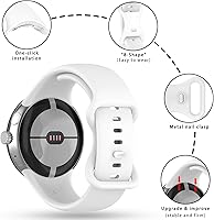 Vista 38 de Band Compatible with Google Pixel Watch 1/2/3/4 (41mm), Soft Silicone Sport Replacement Straps Bracelet for Google Pixel Watch 41mm