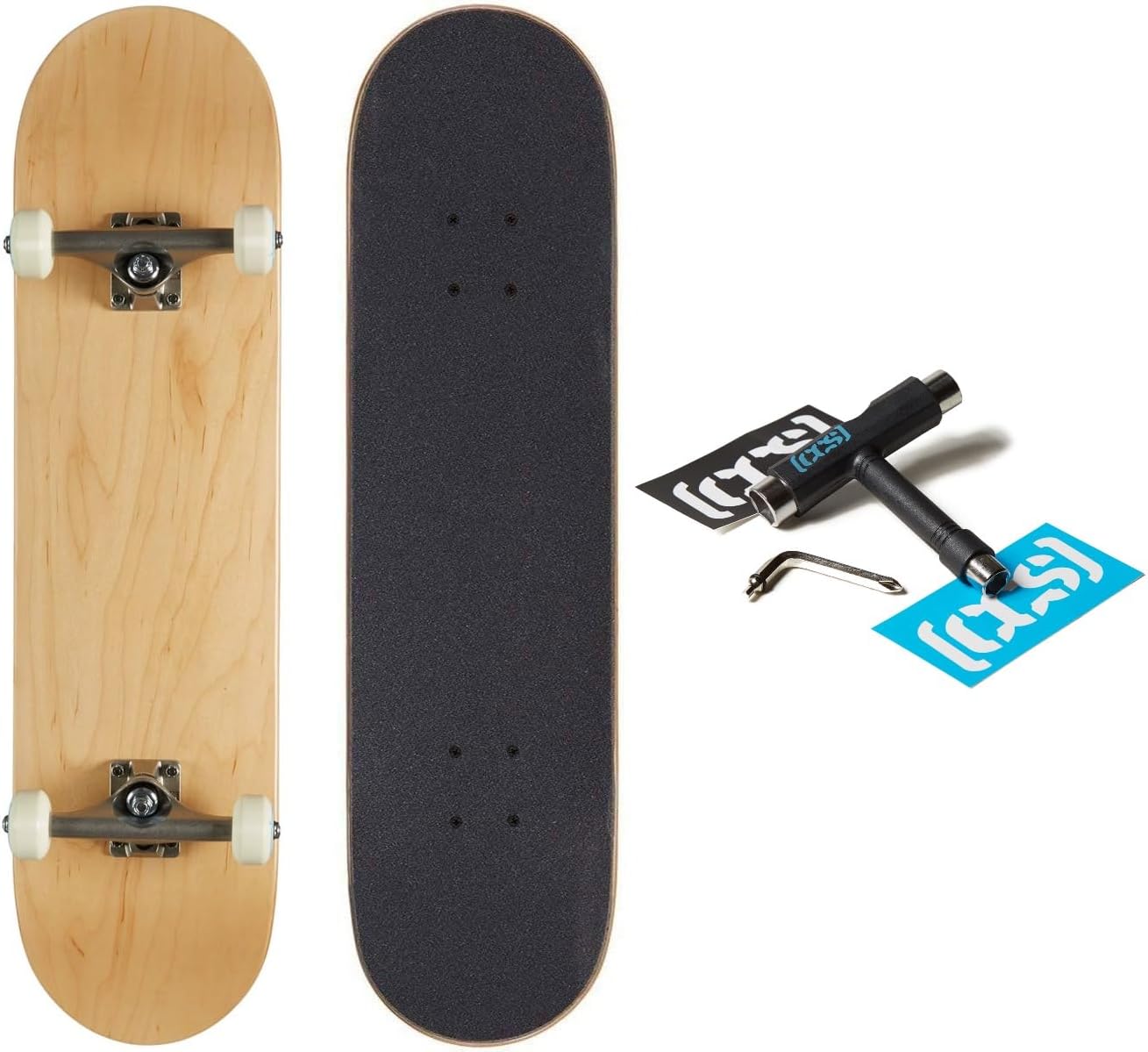CCS] Skateboard Complete Madera de arce natural Mexico Ubuy