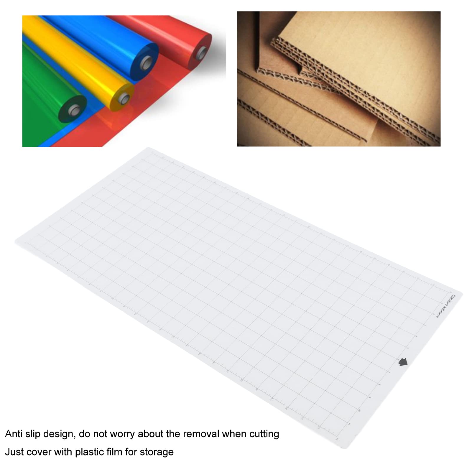 Tappetino da Taglio Autoriparante Confezione da 5, Tappetino Grande in PVC per Artigianato, Antiscivolo, Robusto per Carta, Cartoncino, Progetti Fai da Te, Cucito,