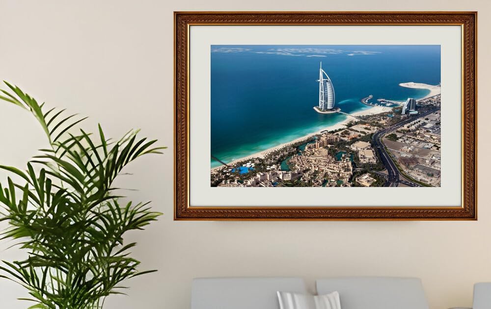 JVERF - JZZG02765 Dubai Emirates UAE Coast Sea Jumeirah Al Naseem| Self-Adhesive Painting | Frameless