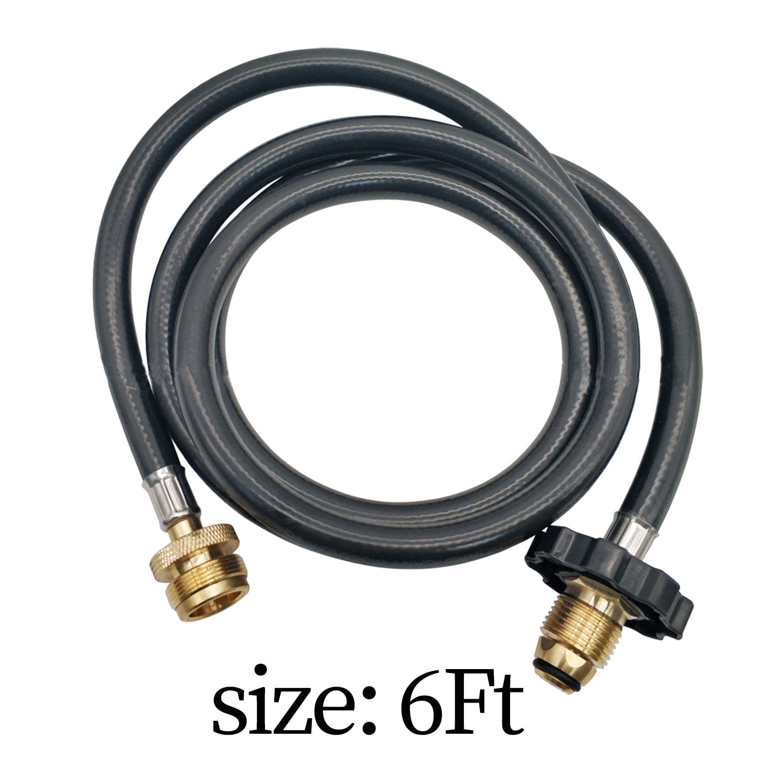 Adattatore per Propano con Tubo Flessibile Adattatore per Fornello a Propano Tubo Flessibile Convertitore da 1 Lb a 20 Lb Sostituisce L'adattatore