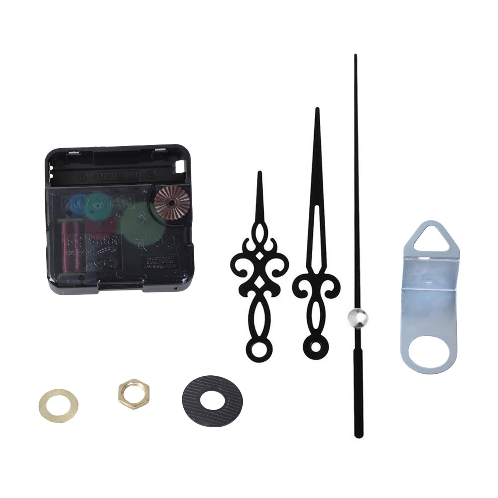 Jazuaiao Quiet Quartzs Clock Movement Kits with Antique Arrowed Hands for Wall Clocks Accurate Timekeeping Replacement Accessories
