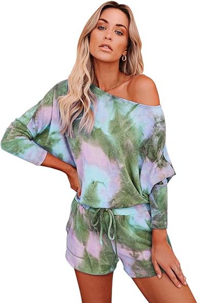tie dye short set amazon