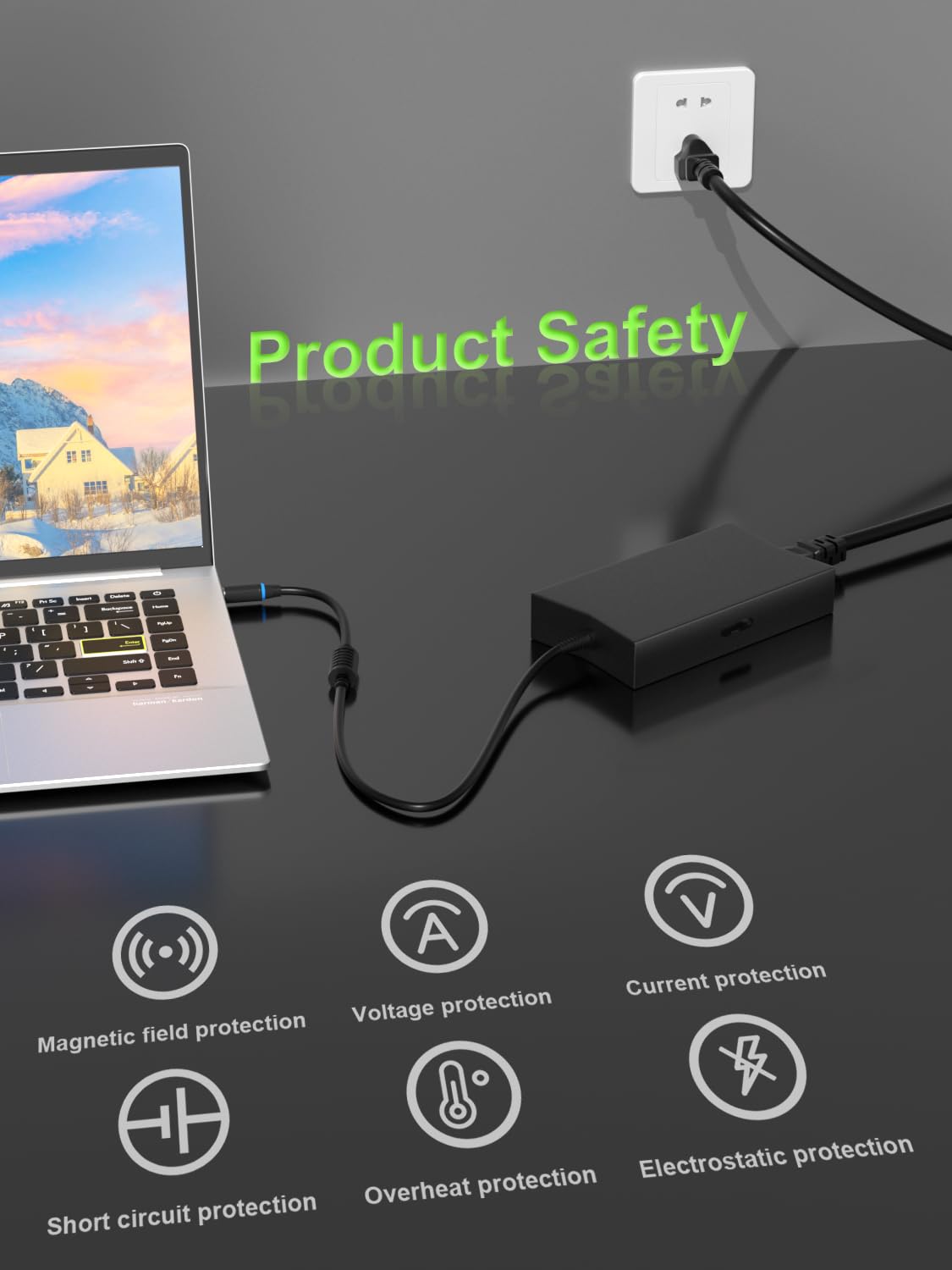 130W Caricatore Con Punta 7.4mm Compatibile Con Dell G3 G5 Inspiron 7559 7577 7567 5577 Precision 3541 3520 3530 3551 XPS L502x L702x Laptop Dock WD15 WD19 LA130PM121 Adattatore