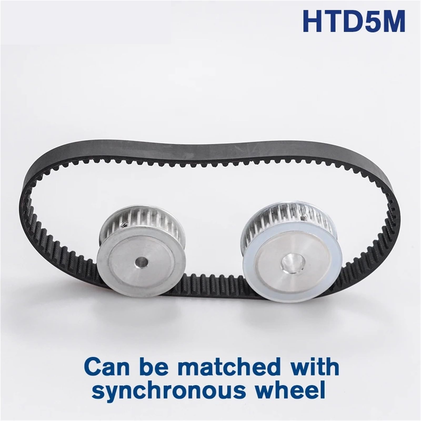 Correa de distribución HTD 5M 435/440/445/450mm de longitud 10/15/20/25mm ancho 5mm paso dientes de polea de goma 87 88 89 90(445mm,5PCS_8MM)