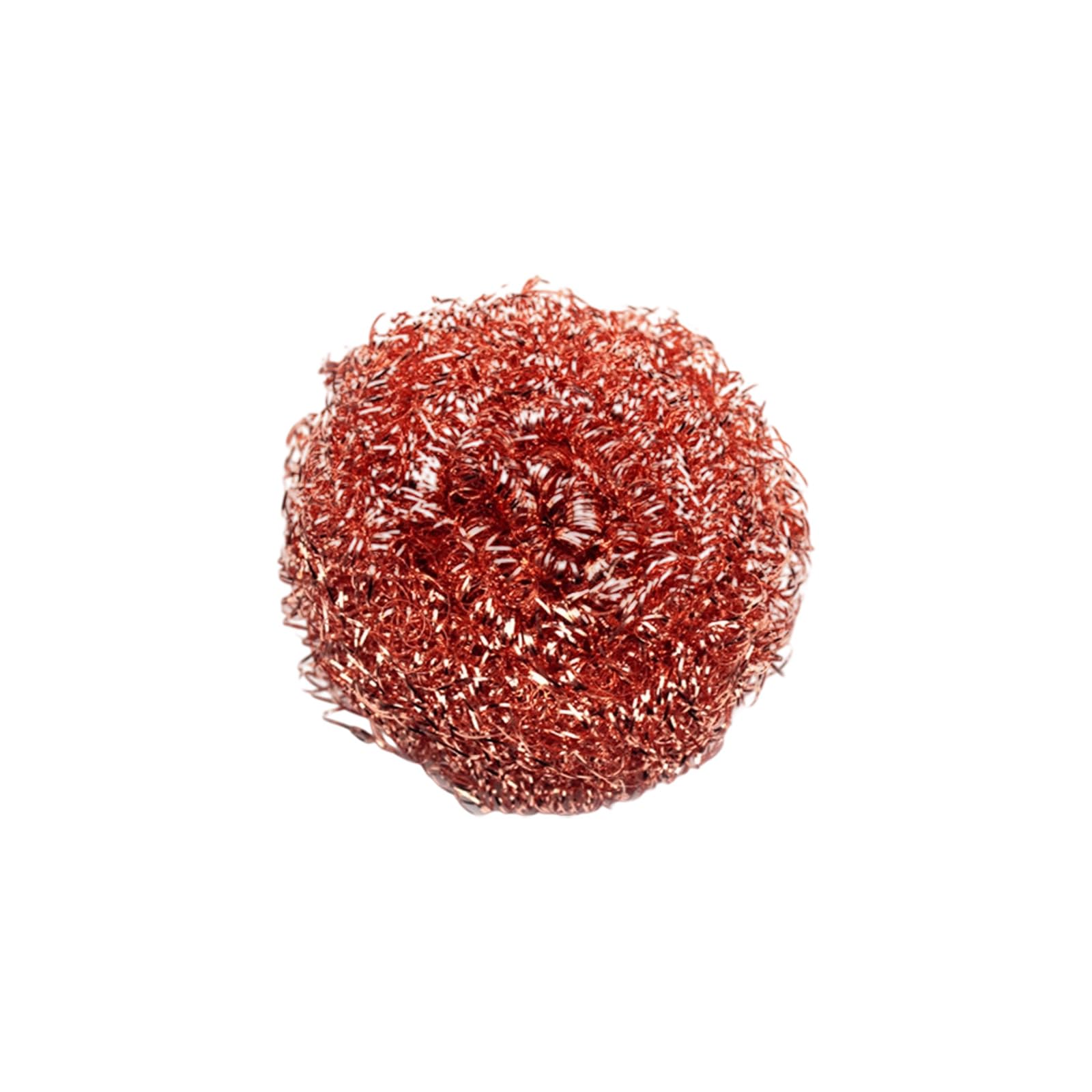 Zbiianxer Red Desoldering Cleaning Ball Soldering Iron Ball Metal Dross Box Clean Filter Nozzle Tip Copper Wire Cleaner Soldering Iron Tip Cleaner