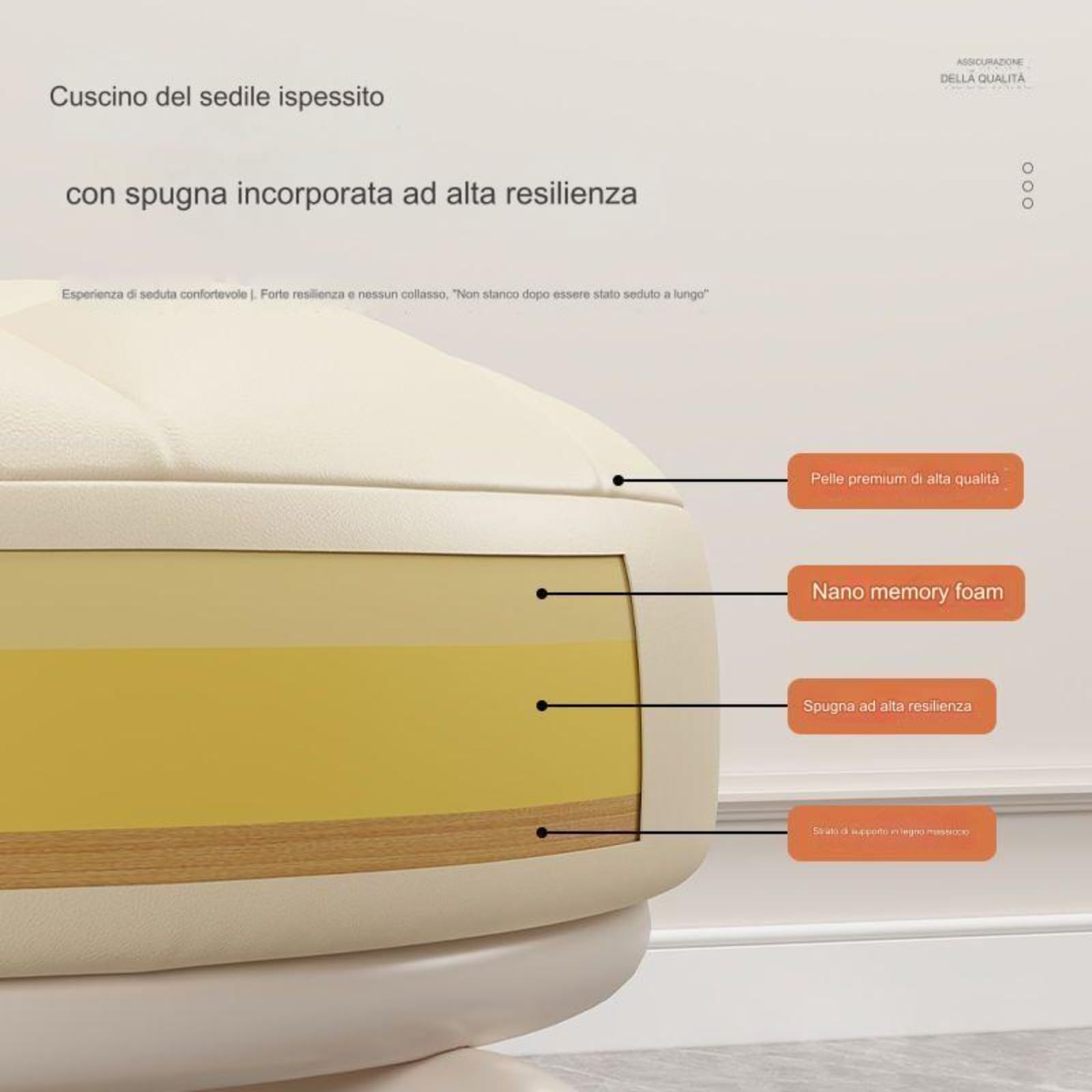 Sgabello piccolo con rotelle, sgabello per pedicure, sgabello girevole con ruote, sgabello regolabile a 360°, sgabello da toilette con rotelle, per spa, casa (beige)