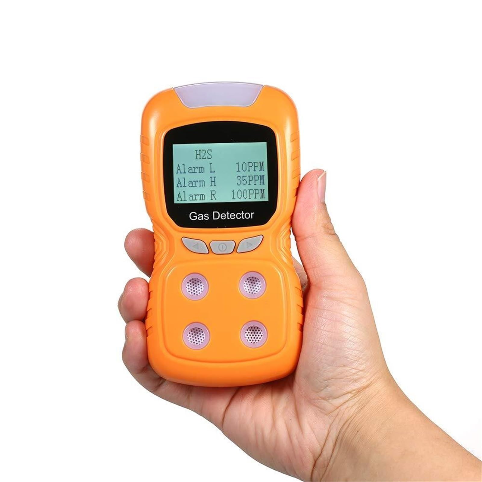 Détecteur de gaz, Détecteur De Gaz 4 en 1, Surveillance Numérique Portable La Qualité L'air du Monoxyde Carbone Toxique, pour la Maison