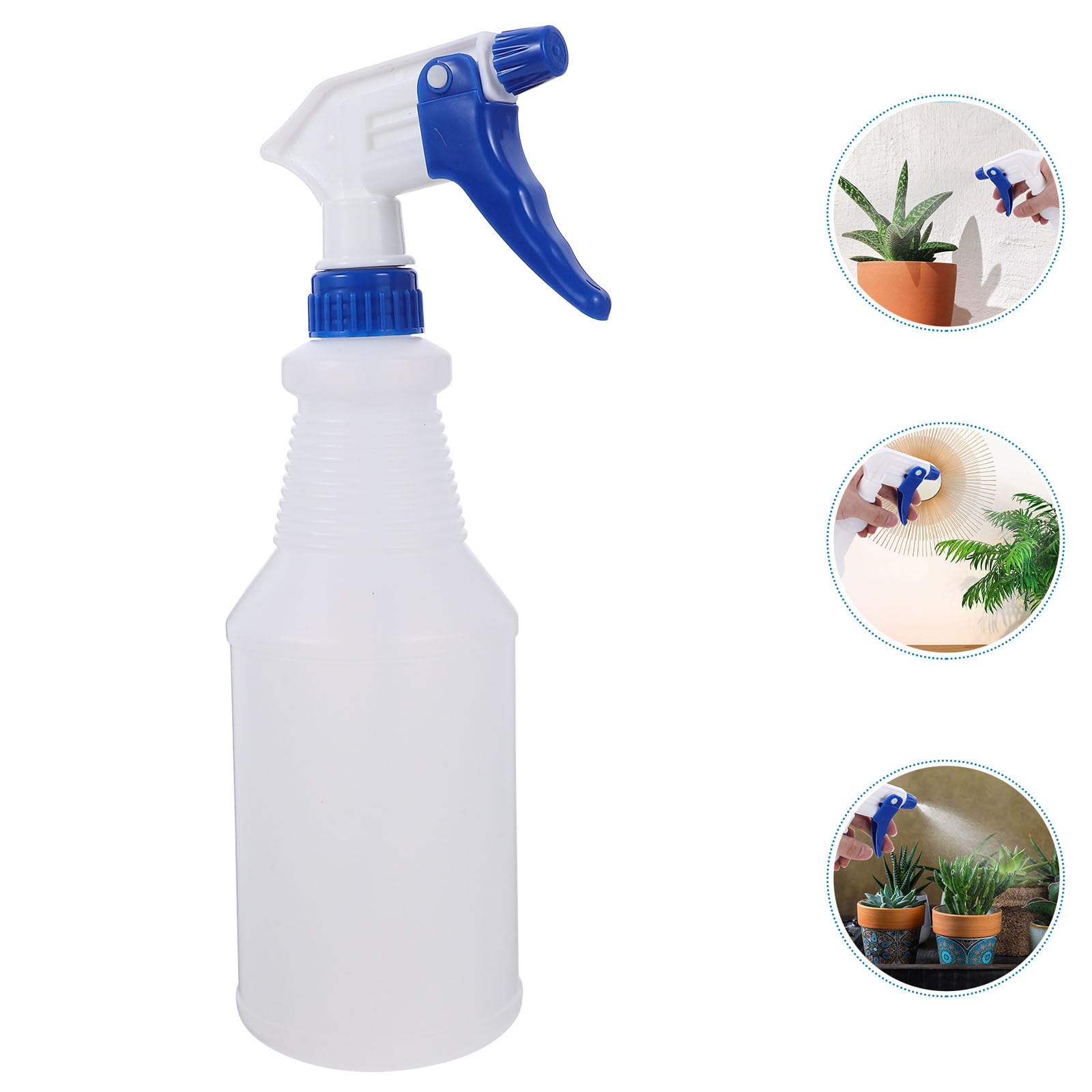 8 Botellas Pulverizadoras Pequeñas Fáciles de Transportar y Recargables Pe de Plástico de 750 Ml Boquilla Color Aleatorio para Riego de Jardinería Reutilizable