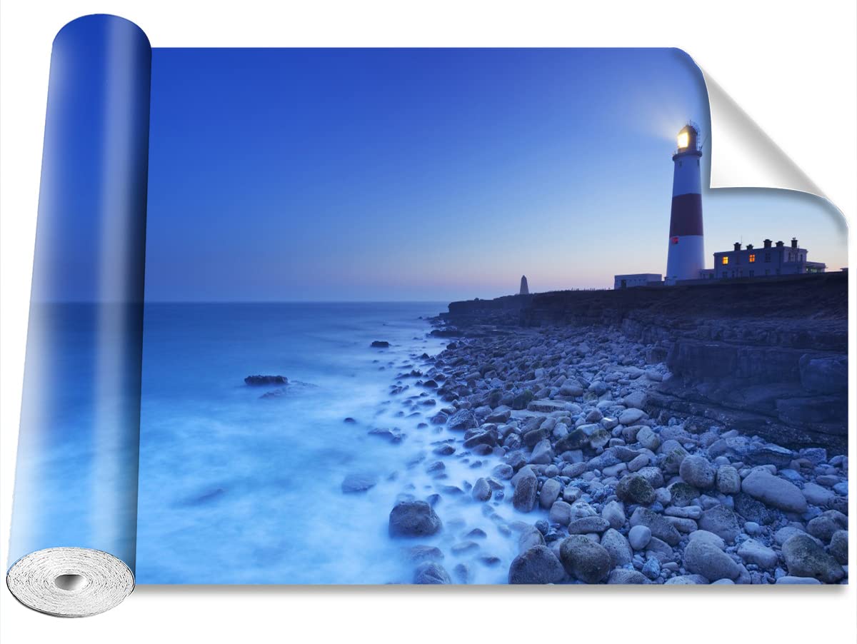 Papier peint phare adhésif Tulup pour relooker un mur sans colle