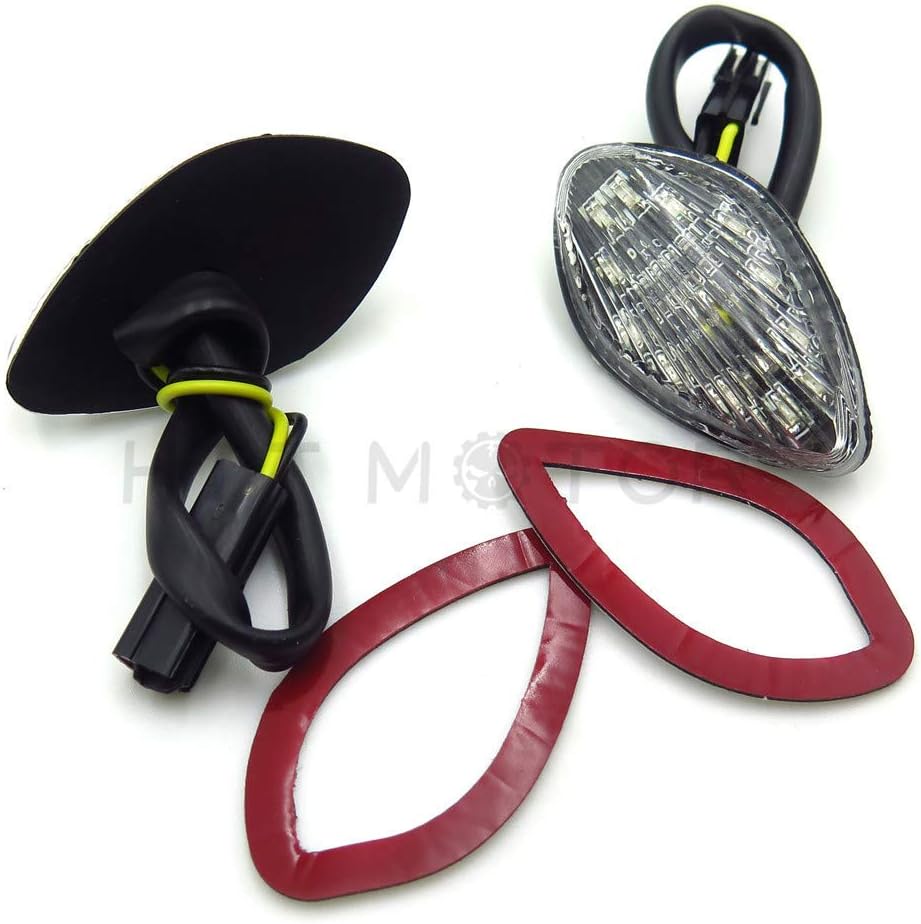 SMT- Clear Led Flush Mount Turn Signal Compatible With Honda Cbr 919 600 F3/F4/F4I 600Rr 1000Rr [B00RUE0W20]