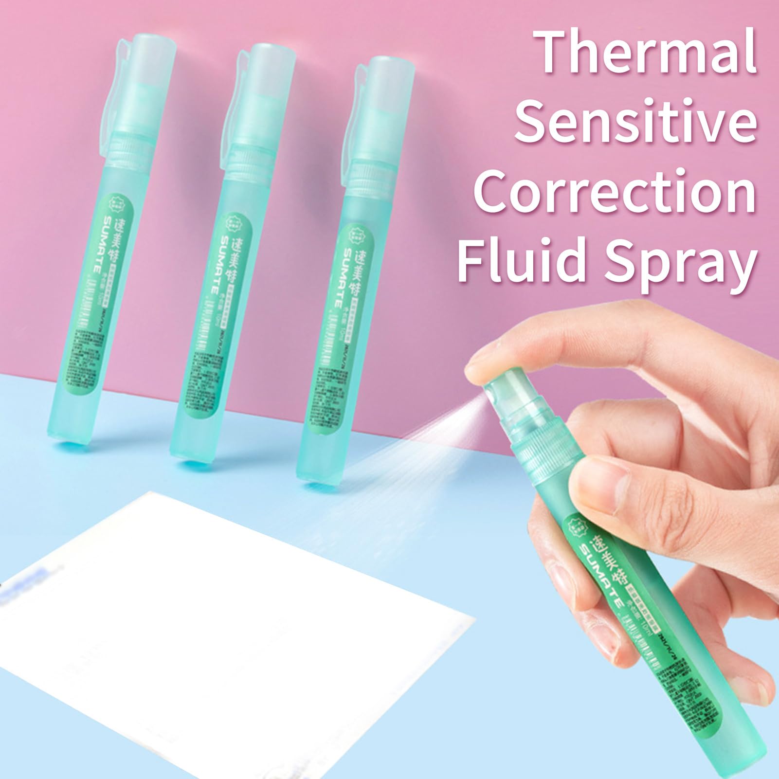 Spray De Corrección De Protección De Privacidad 10 Ml Para Papel Termosensible