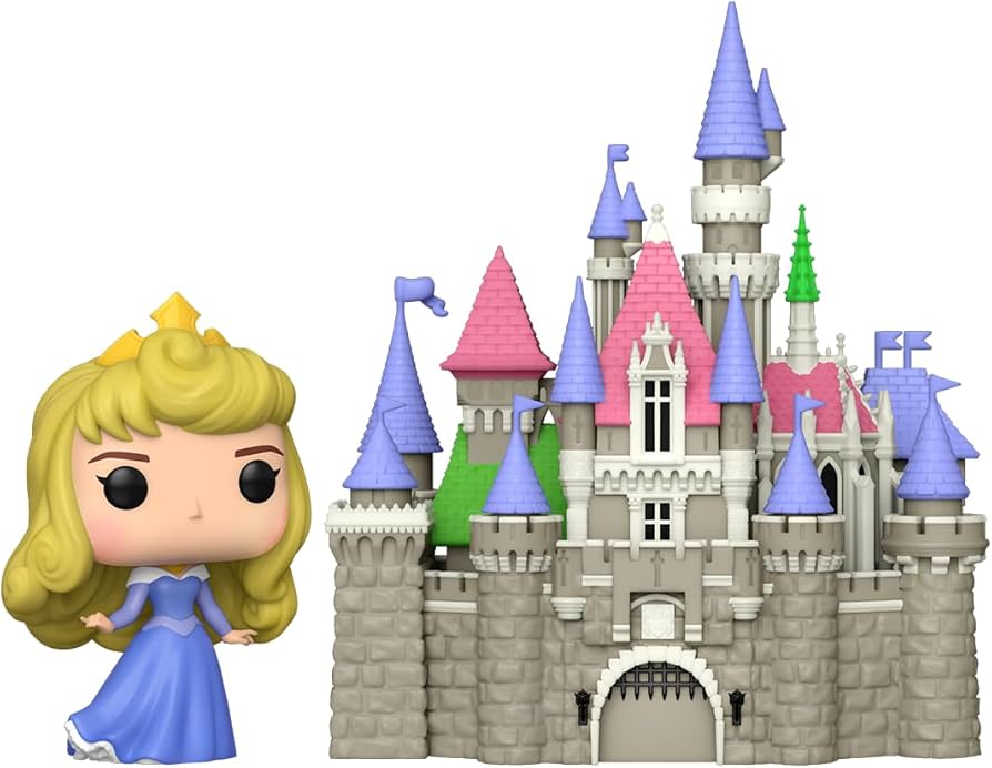Amazon.co.jp: ディズニー オーロラ姫 with castle フィギュア Funko