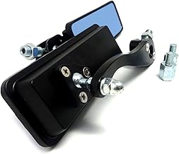 Aluminum Motorcycle Mirror [MAXIMASELECT] Black Mirror Custom Mirror Positive Screw 0.4 inch (10 mm) M10 Conversion Adapter 0.3 inch (8 mm) M8 Grom Monkey Zoomer Address Forza Cygnus X Dio Customized