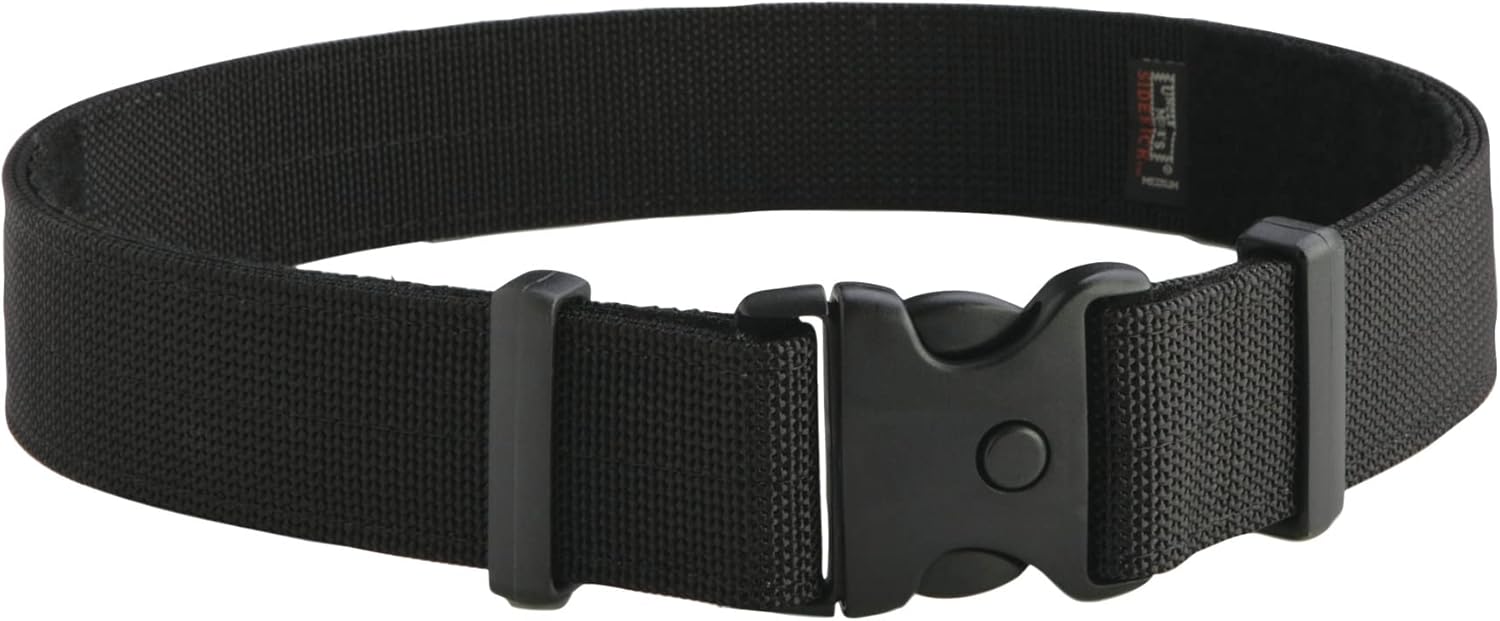 Uncle Mike's Kodra Nylon Web Deluxe Duty Belt (Large, Black)