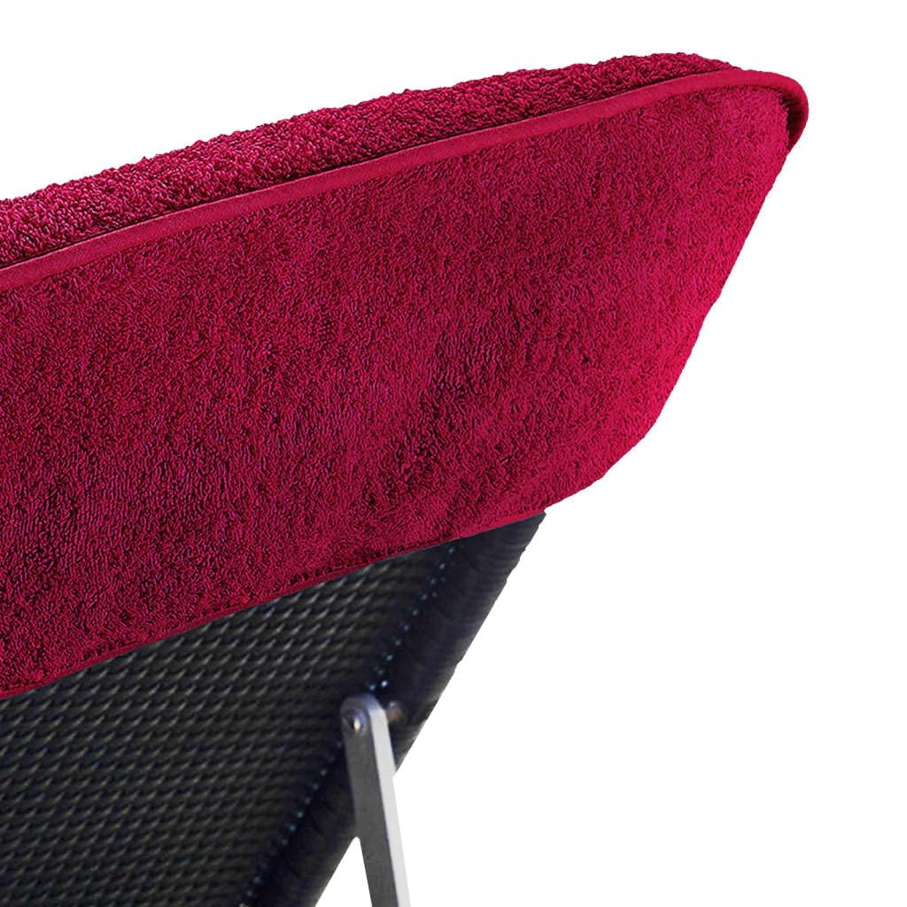 Set di 2 teli mare da 75 x 200 cm, in morbido cotone, per piscina, spiaggia e vacanze, assorbente, con lembo di fissaggio