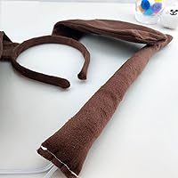 Vista 4 de Beacone Disfraz de Halloween para niños, cachorro, perro, león, vaca, leche, corbatín, cola, accesorios para disfraz de Halloween