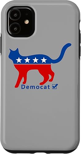 Miniatura 10 de Funda para iPhone 14 Pro Max Vote Cat Democrat Liberal Cat Lover Biden Harris 2024