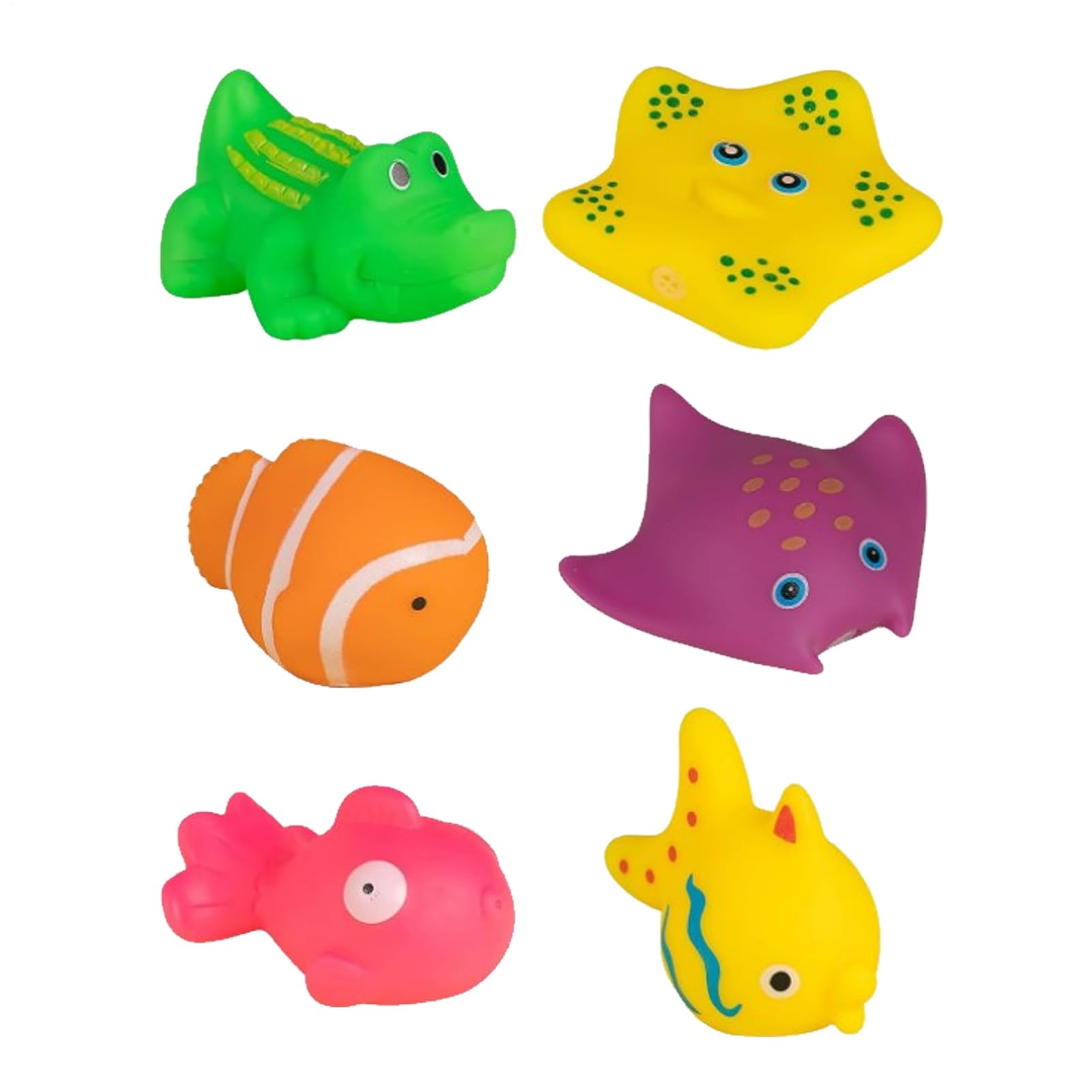 Swimming Pool Cat Toy Set – 6pcs Floating Squeaky For Cats And Puppies | Creative Swimming Bath Fish, Fun Pool Play For Pet Bathroom Use, Pet Shelter Water Games, Boredom Reduction Cat