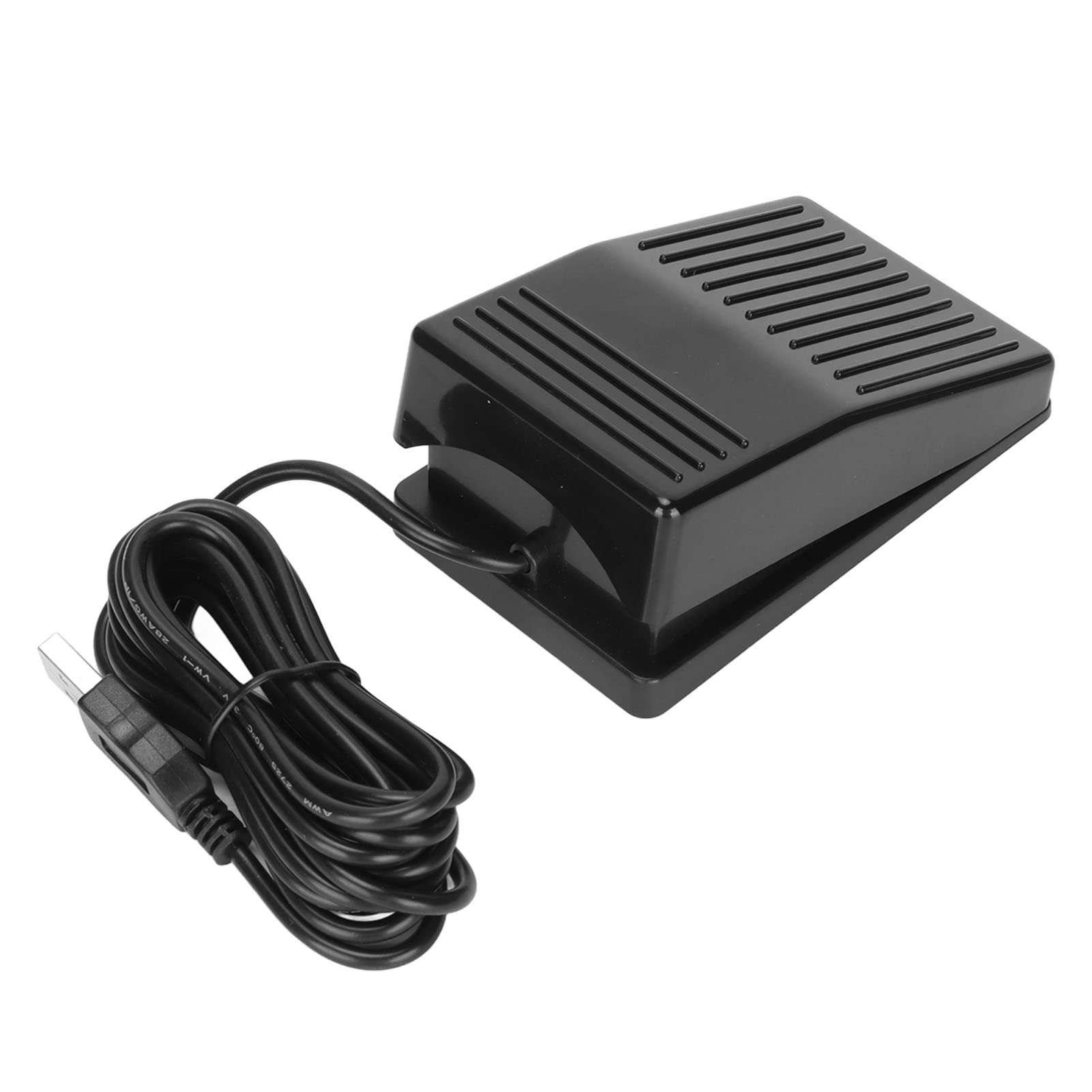 USB Foot Switch Pedal, Single Foot Switch Pedal Ergonomically Designed Sensitive Photoelectric Switch for Gaming
