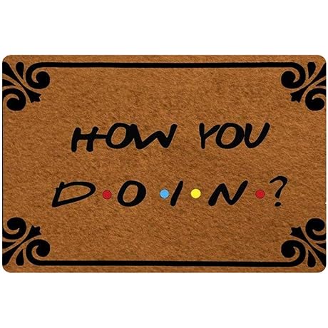 How You Doin' Doormat: A Porous Portal to Welcoming Friends