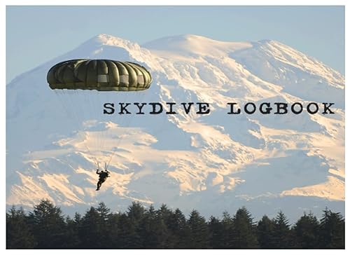 Skydive Logbook: parachute jump Logbook, Skydiving Record Journal, Logbook for Jumps.