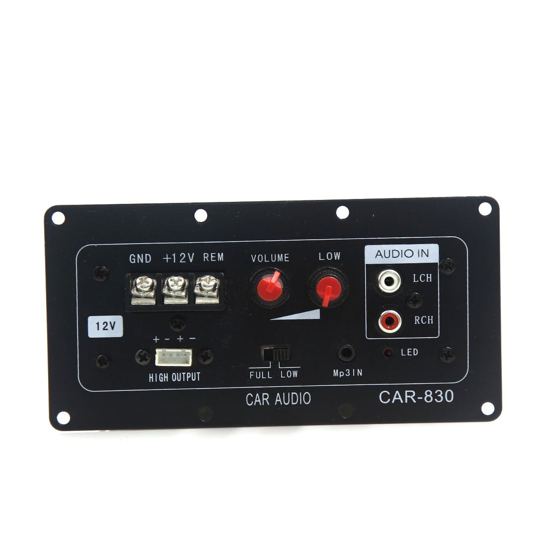 Ruilogod Récepteur audio Conseil amplificateur de puissance stéréo Module pour voiture automobile