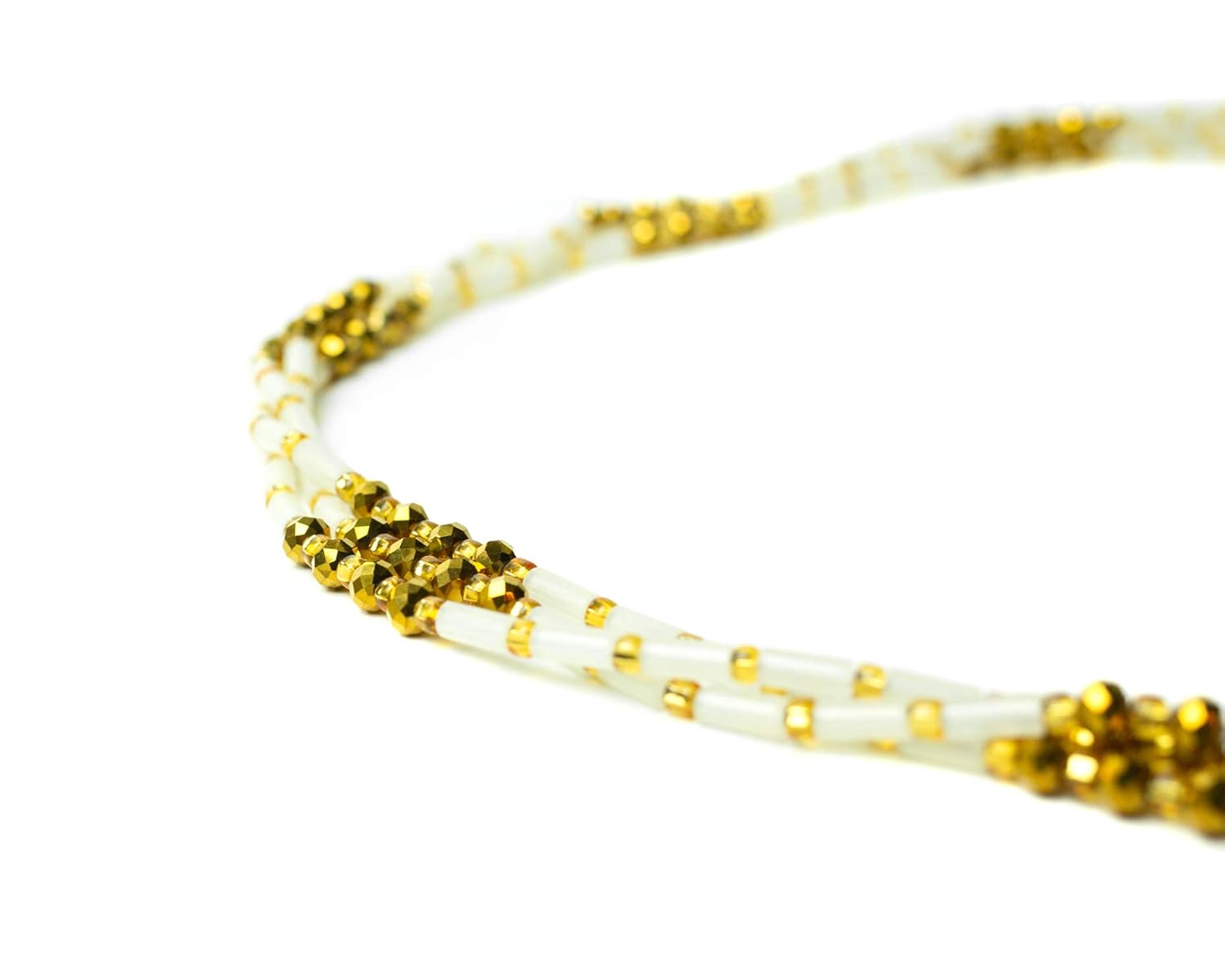 Glow in the Dark Crystal Waist Bead, Weightloss tracker, Tummy Beads, African Waist