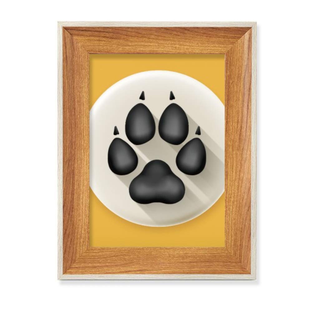 Marco de fotos de madera de escritorio premium estilo Griffes Black para cuadro
