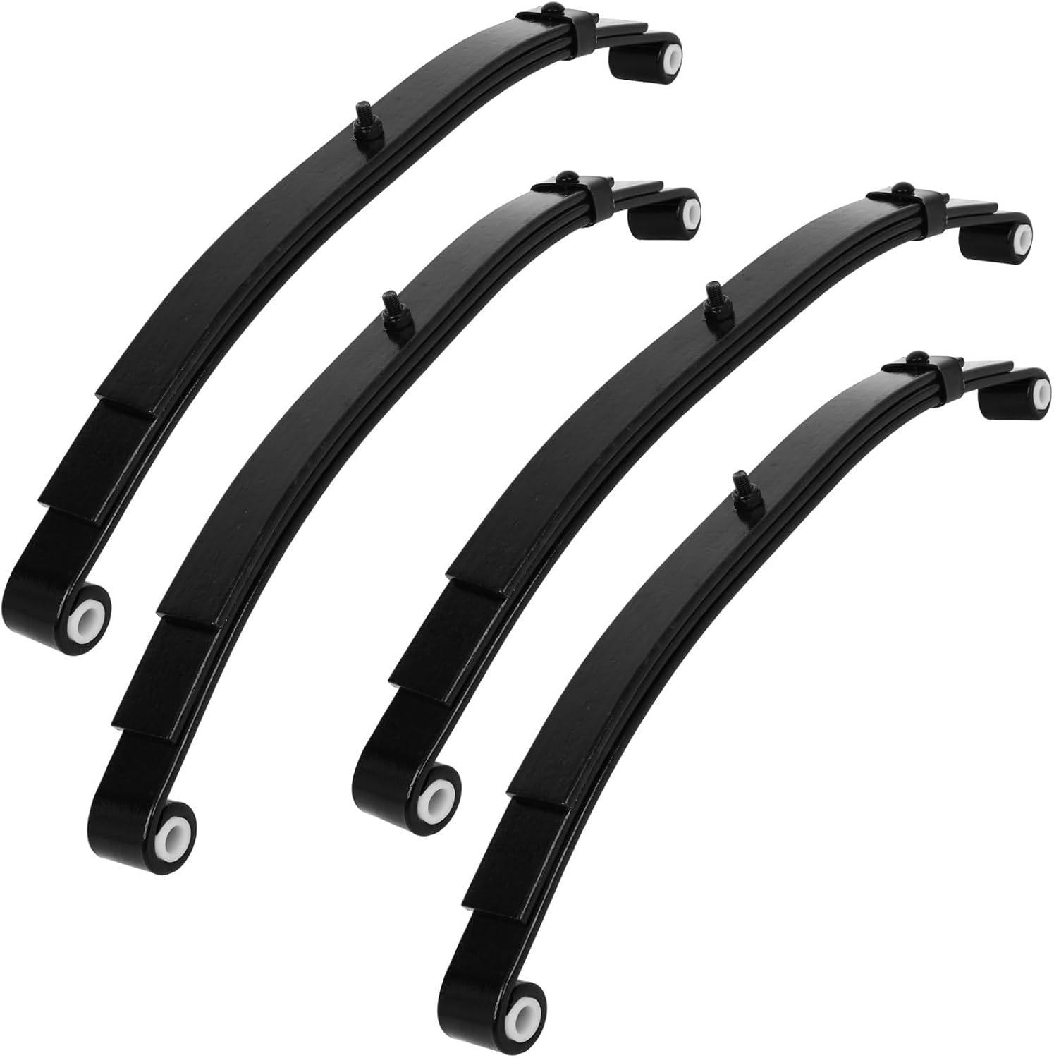 cciyu Utility Trailer Leaf Spring, Eye/Eye, 3 Leaf 25-1/8" Double Eye Leaf Springs for 3500-5000 LB Trailer Axle 1.9 In., 25 1/8 In. Free Open of Leaf Spring, Replace for SW3B