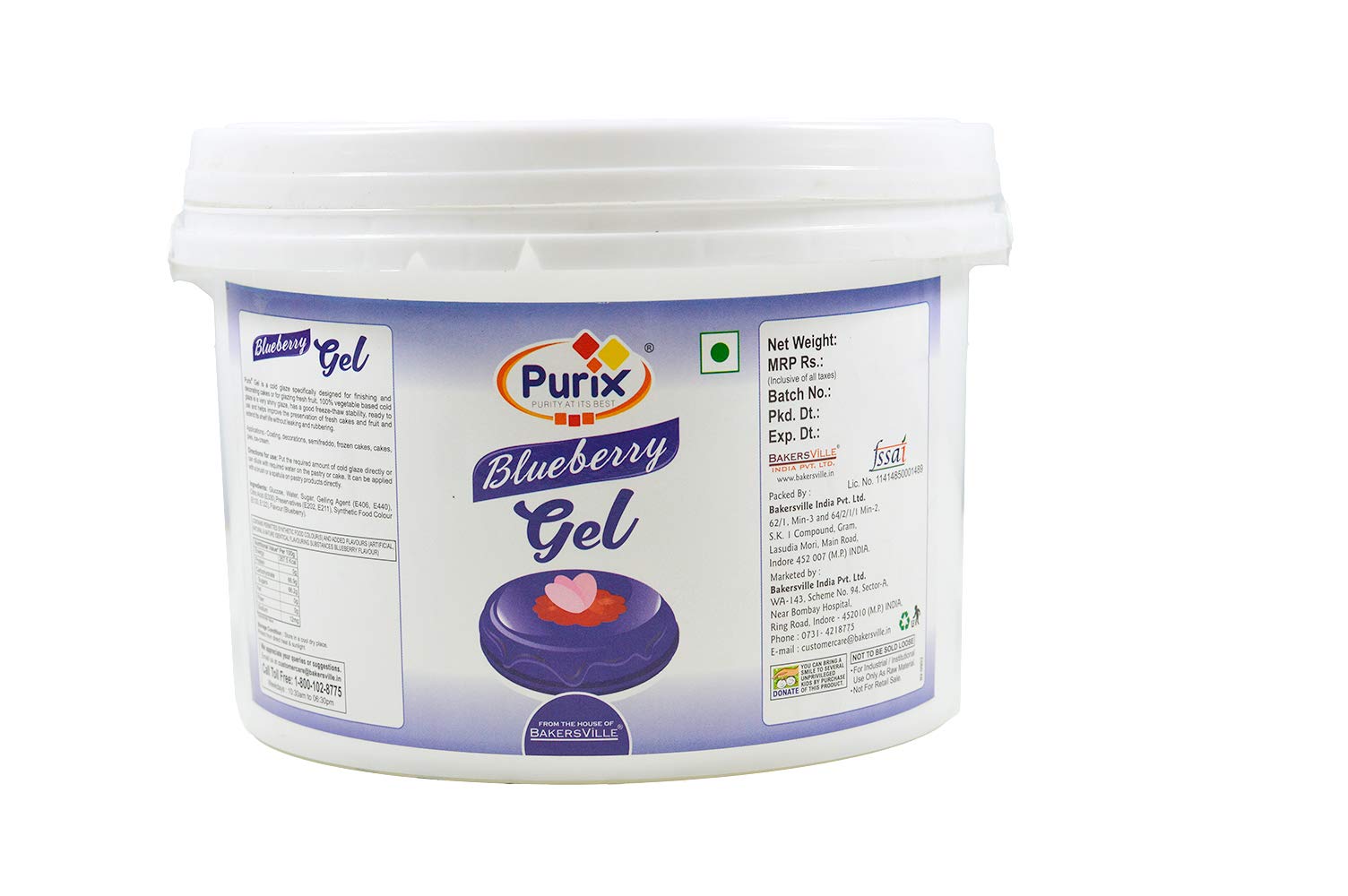 Purix Blueberry Gel Cold Glaze, 2.5 Kg (Ready to Use) (B08K4LT6YX) Amazon Price History, Amazon Price Tracker