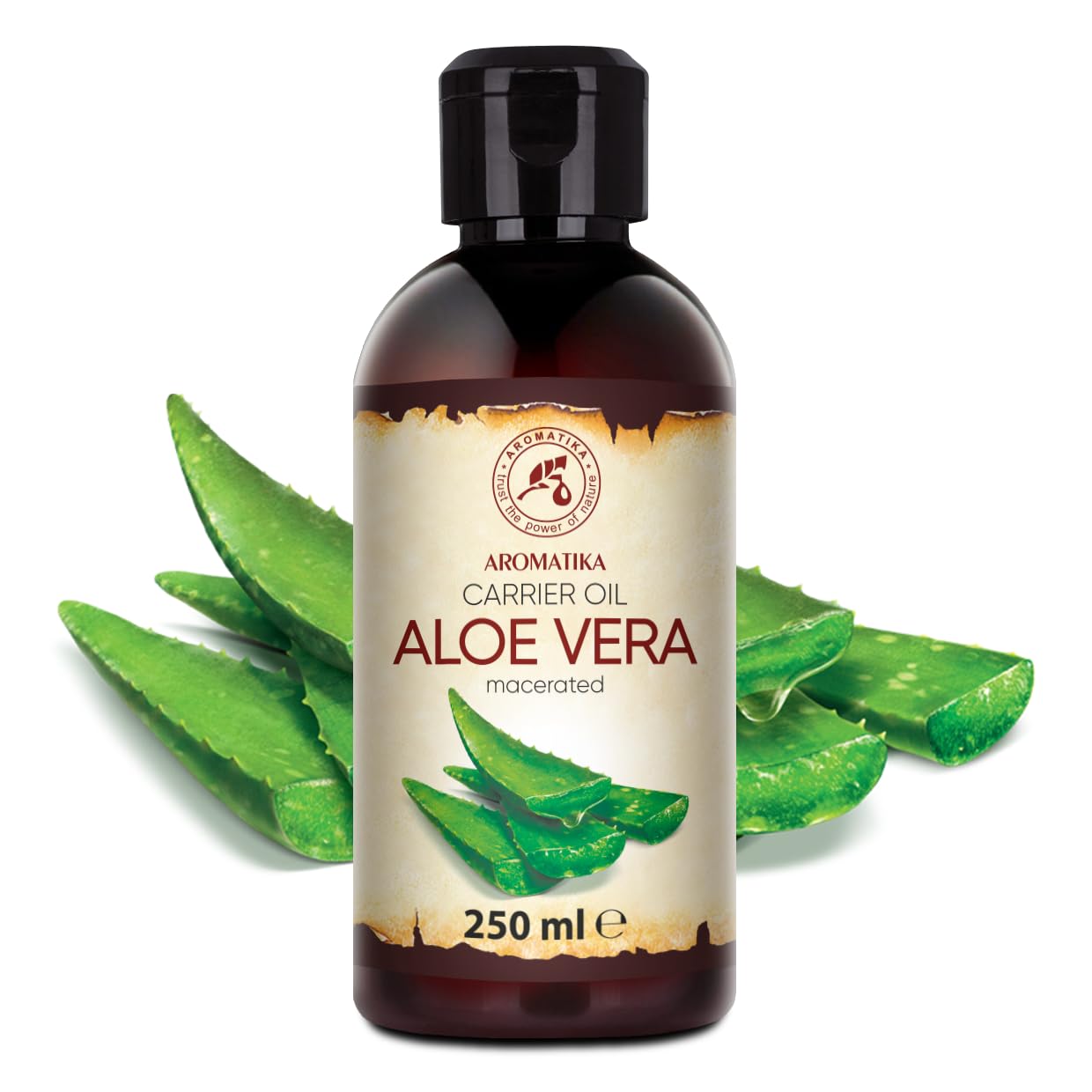 Aloe Vera l 250 ml - Aloe Barbadensis Leaf Extract - Basisl - Rein &  Natrlich - Trgerl - Pflegel - Body l - fr Hautpflege - Haare -  Gesicht - ...