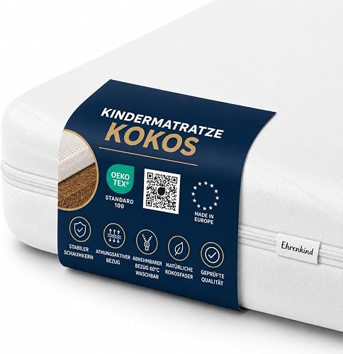 Ehrenkind Babymatratze Kokos 60 × 120 cm