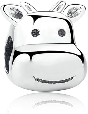 Lucky Animals Head Charm Authentic 925 Sterling Silver Pet Charms fit for Pandora Bracelet