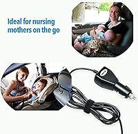 Vista 6 de Adaptador de encendedor de vehículo de automóvil de 12 voltios para extractor de leche Spectra S1, S2 - Adaptador de corriente de repuesto