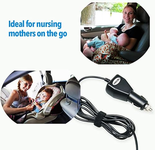 Miniatura 6 de Adaptador de encendedor de vehículos de 12 voltios para extractor de leche Spectra S1 S2 adaptador de corriente de repuesto para bombas Spectra S1