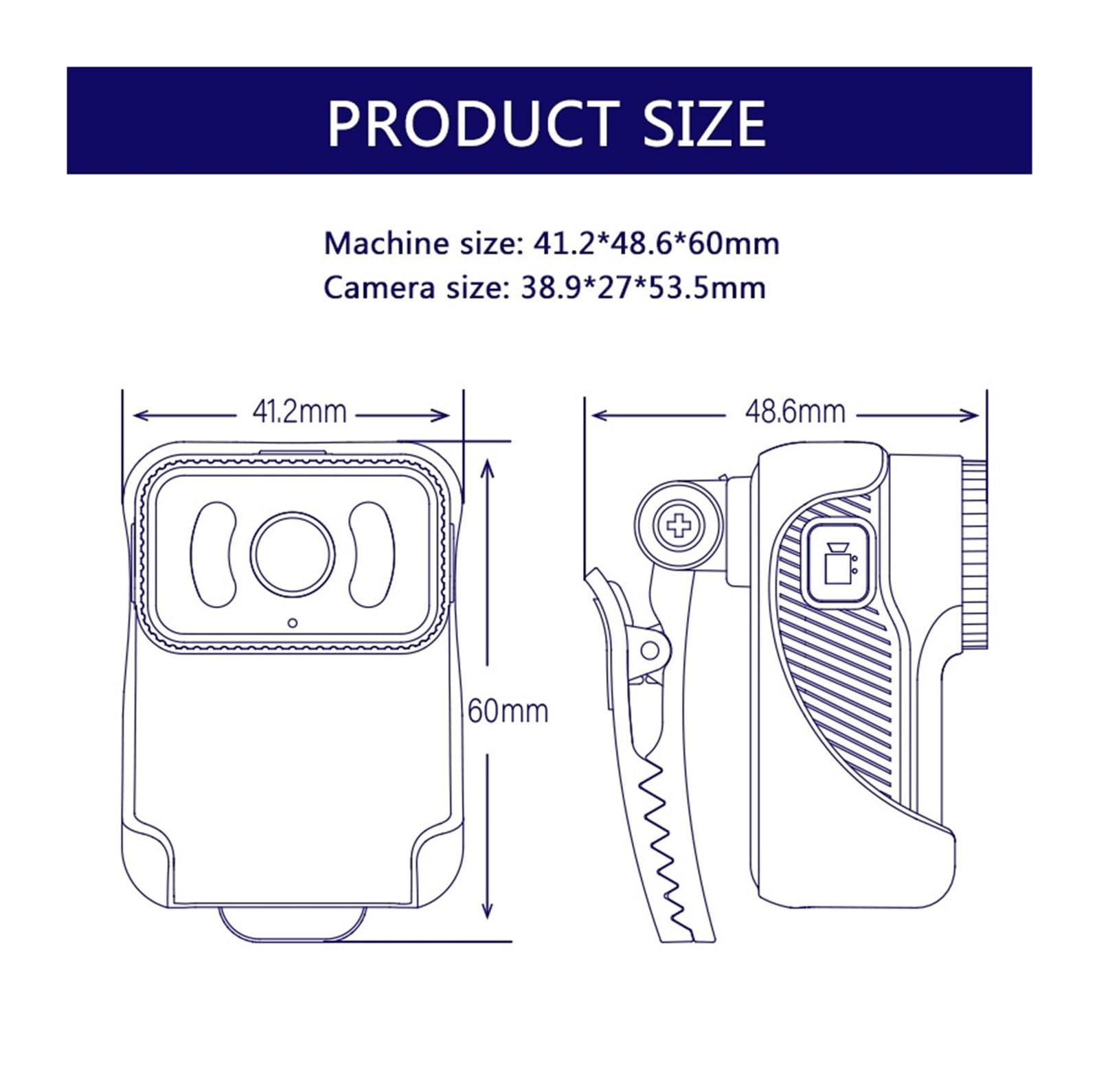 Fotocamera corporea, 1080P HD portatile Body Action Camera, DV Camcorder Registrazione in loop, Supporto TF Card Night Vision Cam Video MP4(Camera Add 128GB)