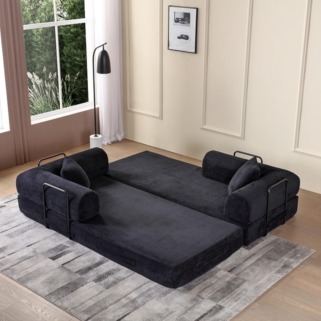 COMEDYKING ソファーベッド 3人掛け 4人掛け コーデュロイ ディープ