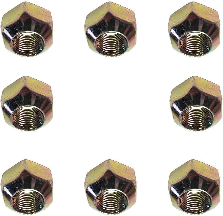 Set of 8 Lug Nuts 6564669 for Bobcat 500 530 540 542 543 553 600 610 611 620 741 742 743 751 753 763 773 863 873 883 S100 S130 S150 S160 S175 S185 S205 S220 S250 S300 S510 S530