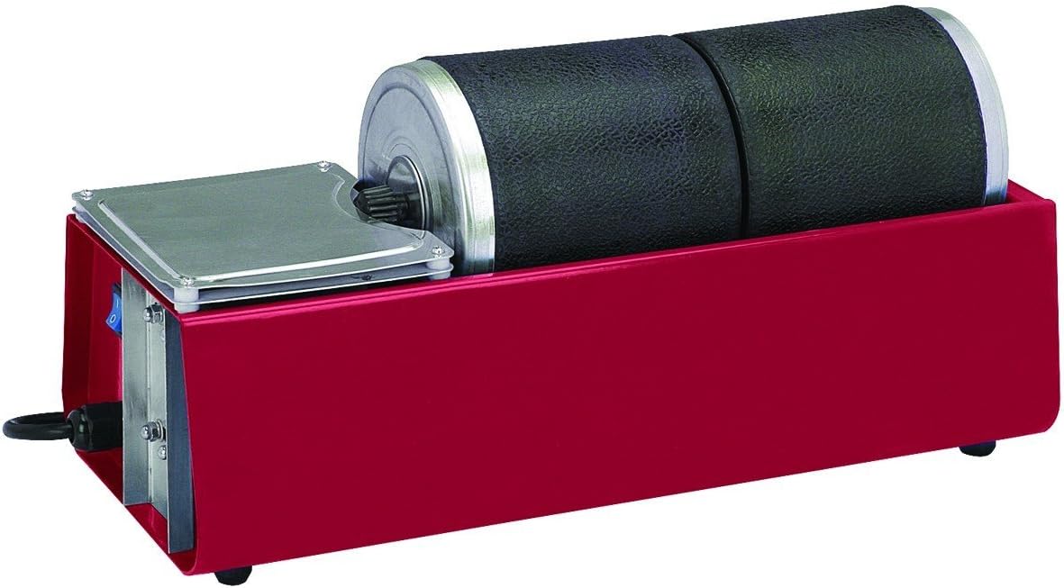 Chicago Pneumatic Dual Drum Rotary Rock Tumbler from TNM