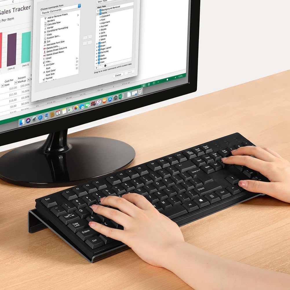 Tastaturhalter für Den Schreibtisch, Tastaturheber, Ständer für Schreibtisch, Tastaturerhöhung, Neigungslift