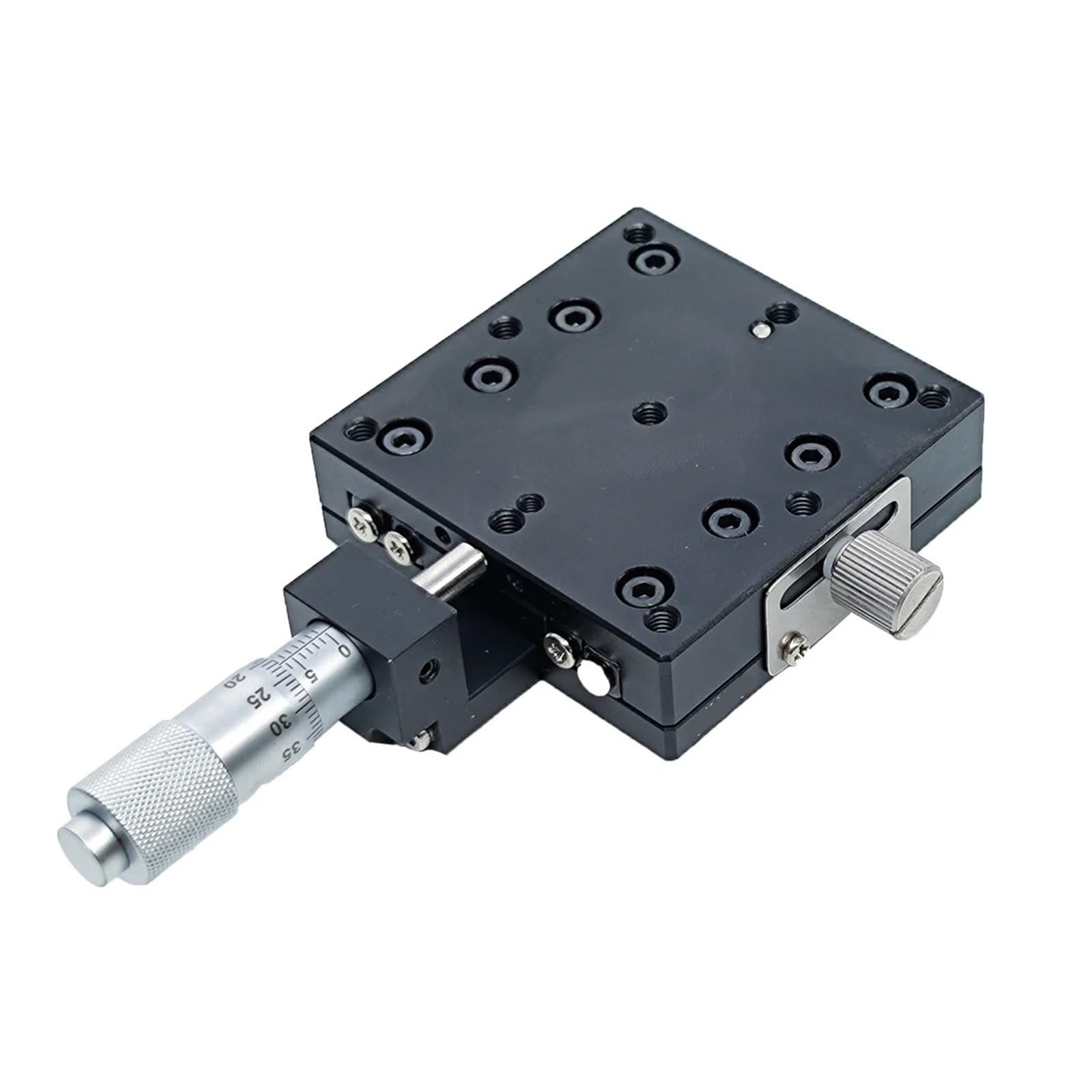 MYXJGNAIY X-axis 50 * 50mm LX50- CLX50-L LX50-R, Linear Platform, Slide Optical Manual Displacement Platform, Guide Rail Micromete(LX50-C)