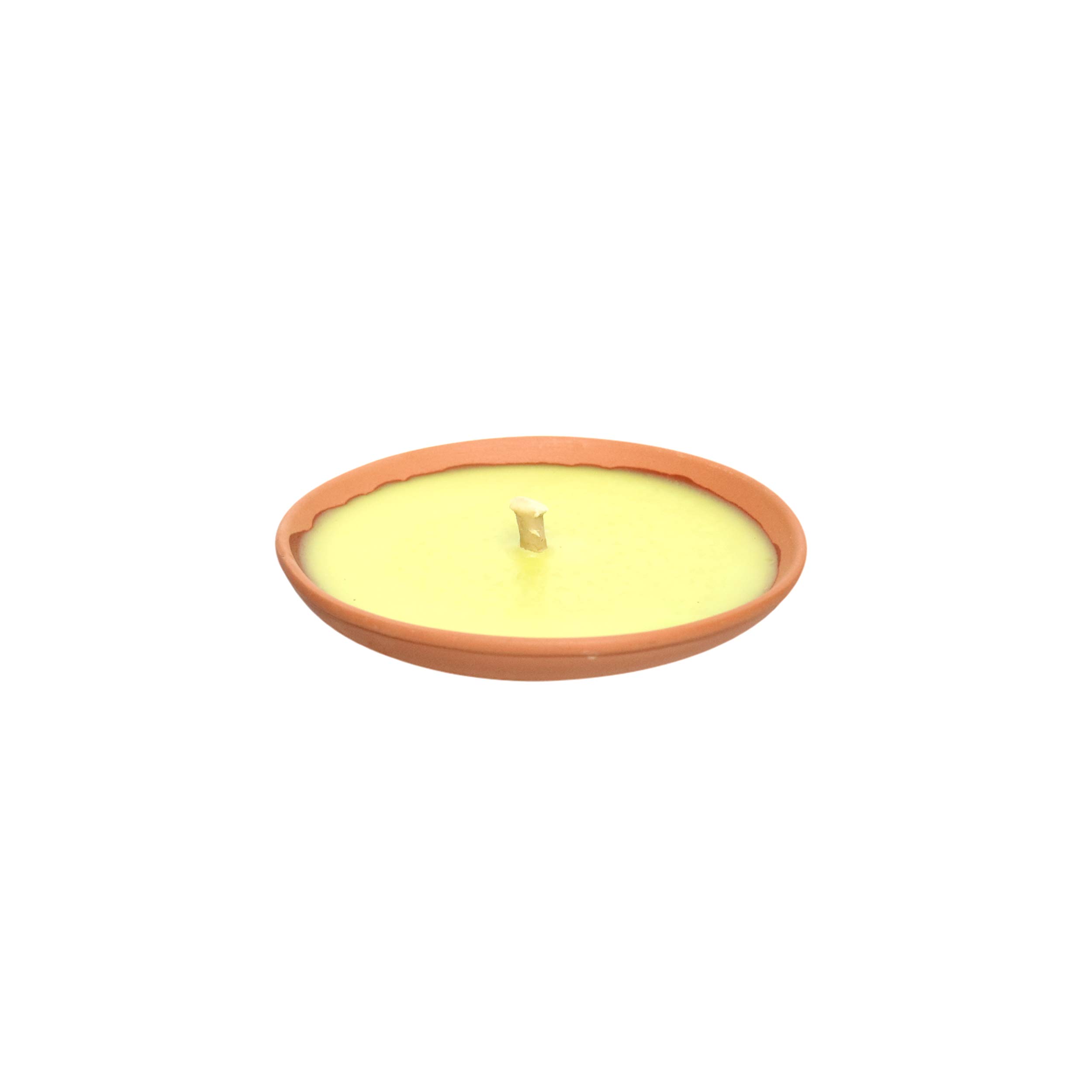 20 antorchas de vela aroma citronela cocos de terracota 15 cm antimosquitos