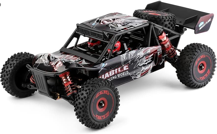WLtoys XK 124016 V2 1/12 4WD 75km/h High-Speed Brushless Motor Off-Road Remote Control Drift Climbing RC Racing Car Adults,Kids Toys (124016 2200+3000)