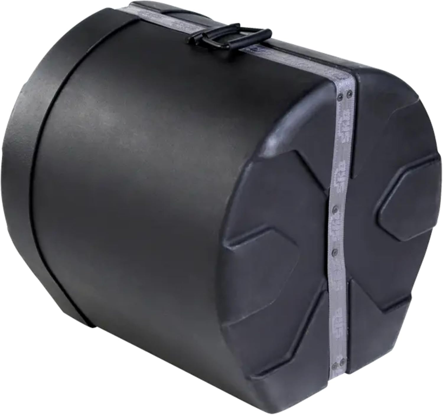 SKB 16" x 16" Floor Tom Case with Padded Interior, D-Shaped Drum Design, and Molded in Feet for Upright Positioning and Stability, Black