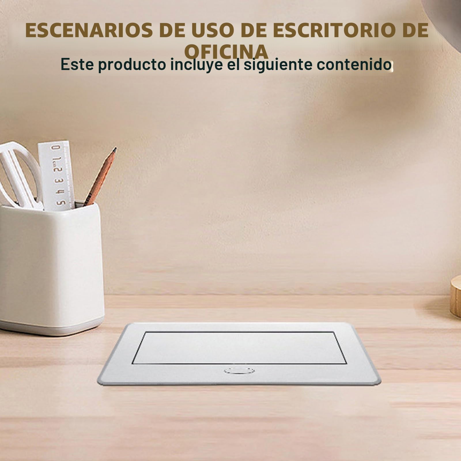Vegena Enchufe De Mesa USB, Enchufe Multiple Retractible, Regleta Multienchufe Retráctil con 2 Puertos USB Enchufe Empotrable Retráctil para Encimera, Cocina, Taller (Plata)