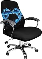Vista 17 de Funda para silla de oficina de mármol morado, lavable, funda para silla de escritorio, fundas para silla de computadora para silla giratoria, silla