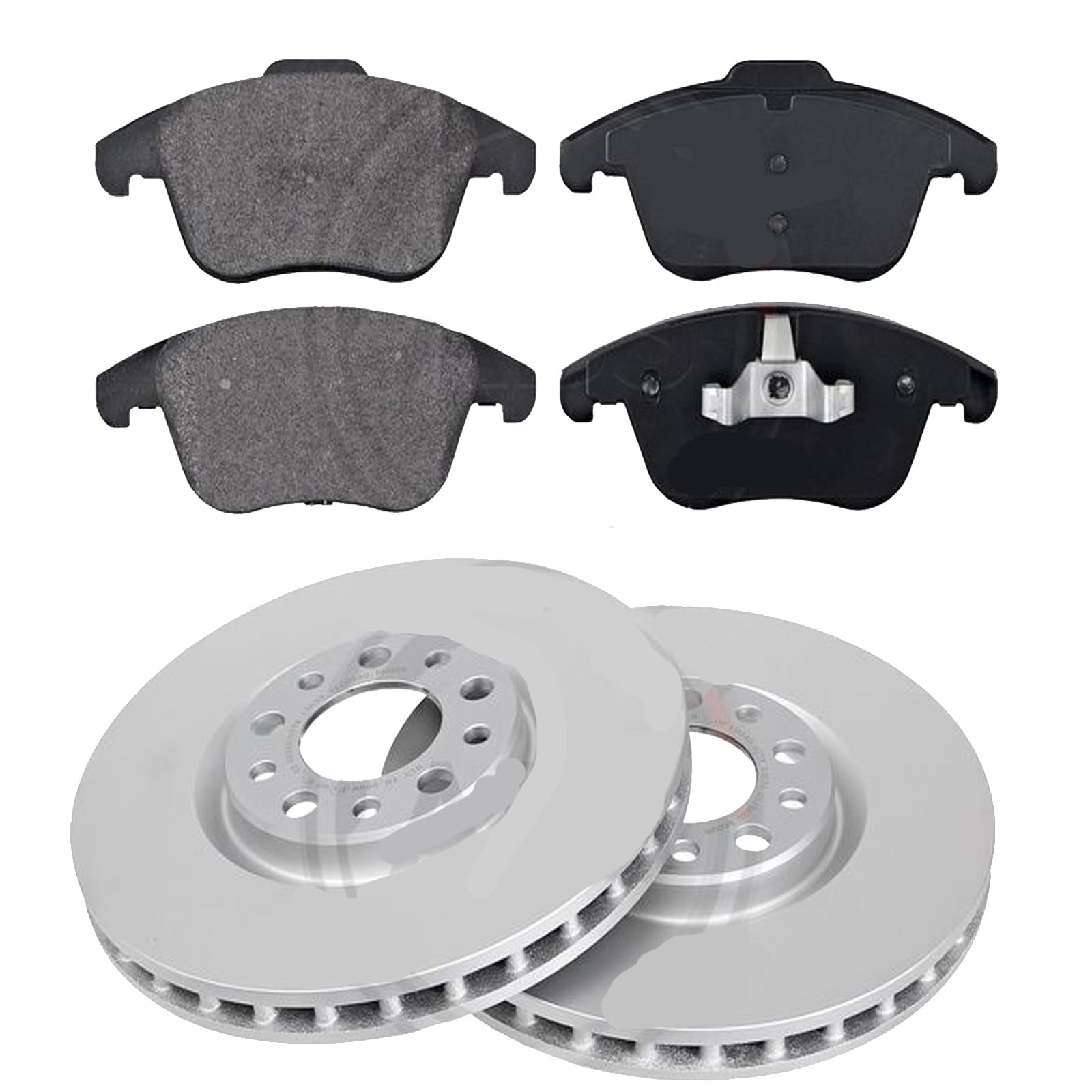 KIT FRENI ANTERIORI compatibile con AUDI Q3 (8UB,8UG) - DISCHI + PASTIGLIE OEM: FDB4057 | 17558 |SOSTITUZIONE DIRETTA|BASSA POLVERE|SILENZIOSO