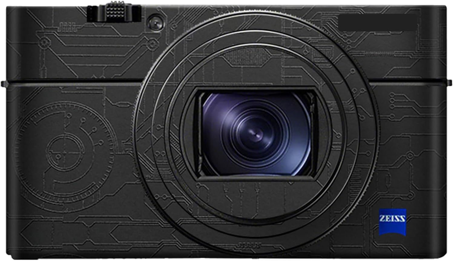 Anti-Scratch Camera Cover Skin Sticker for Sony RX100VI RX100VII Camera Protector Film Skin Decals RX100M6 RX100M7(Titanium+Frosted Black)